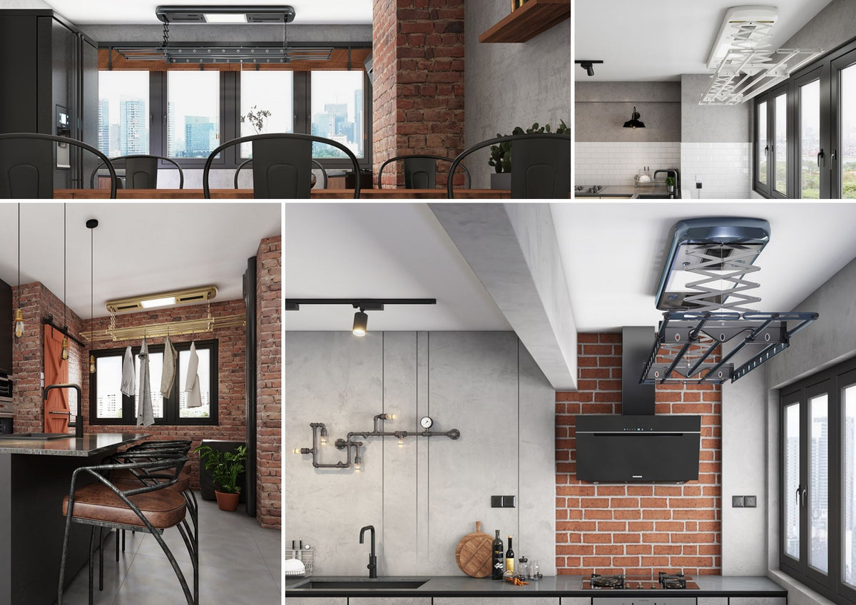 4 Laundry Spaces for Industrial & Urban Loft Lovers