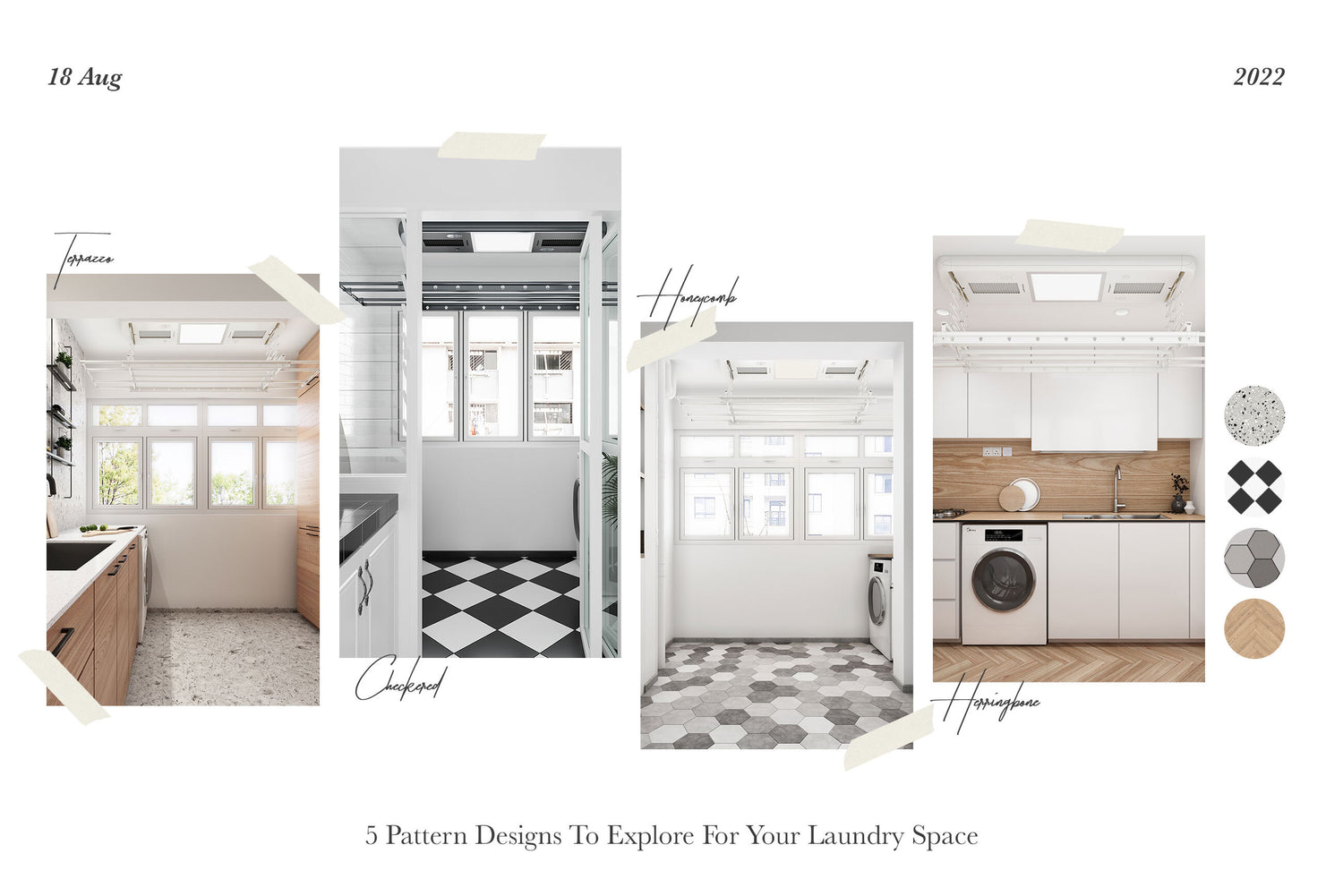 5 Pattern Designs To Explore For Your Laundry Space