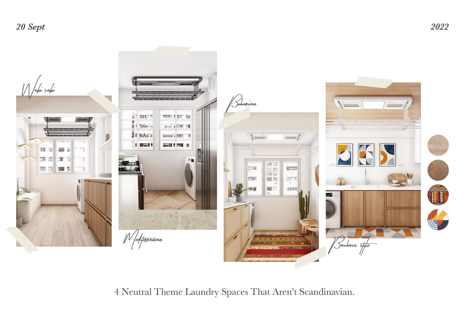 4 Neutral Theme Laundry spaces That Aren’t Scandinavian