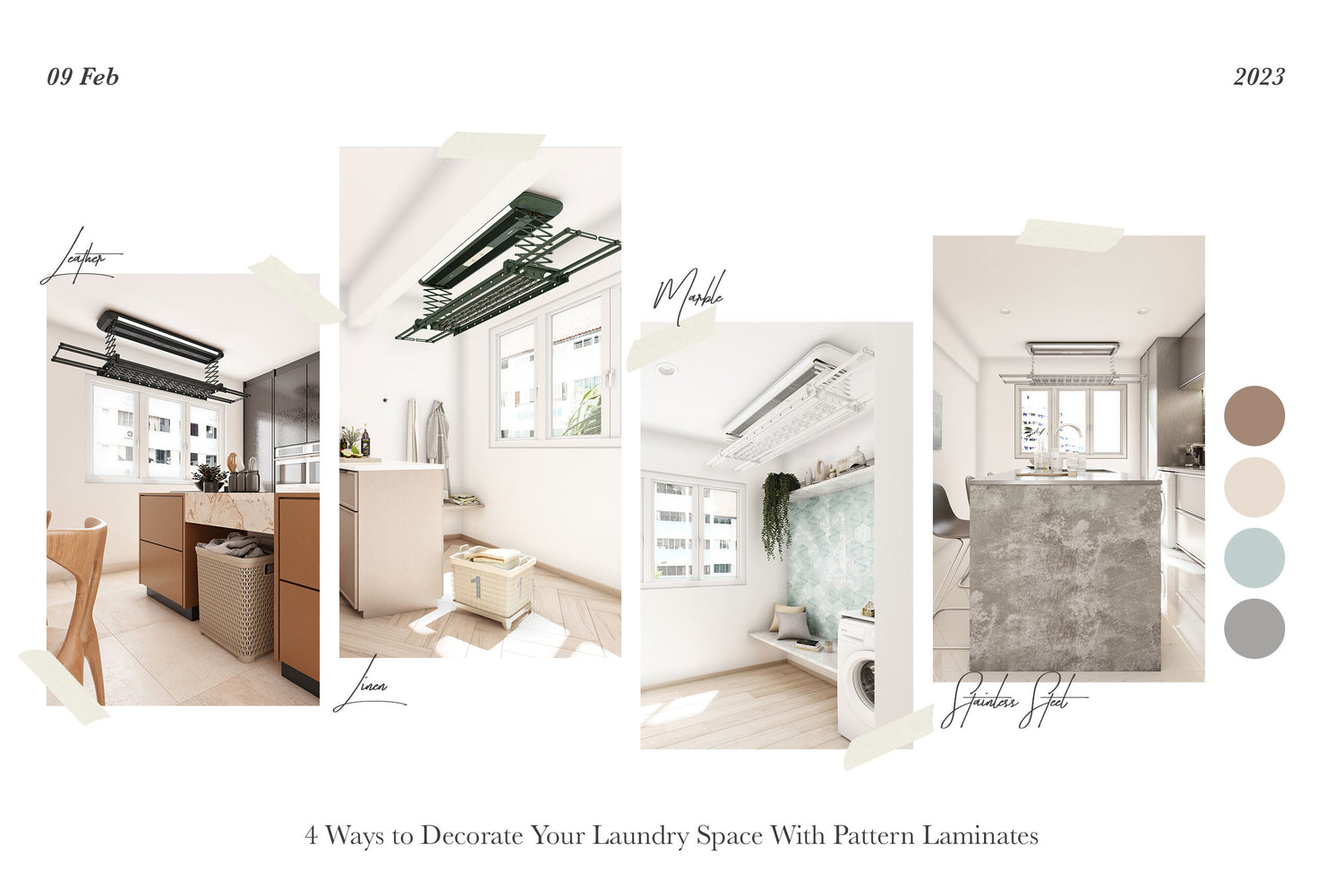 4 Ways to Decorate Your Laundry Space With Pattern Laminates