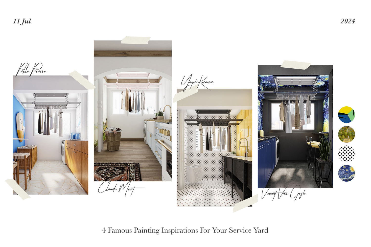 4 Famous Painting Inspirations For Your Service Yard