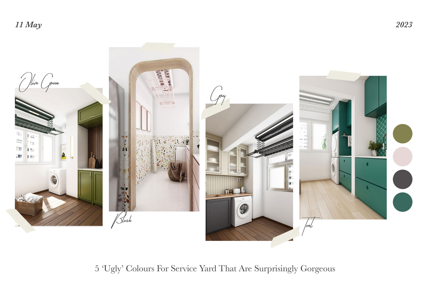 5 ‘Ugly’ Colours For Service Yard That Are Surprisingly Gorgeous