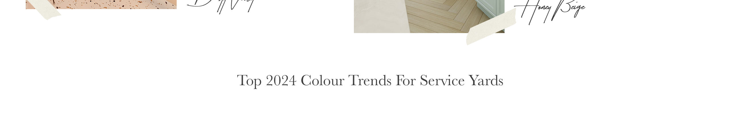 Top 2024 Colour Trends For Service Yards