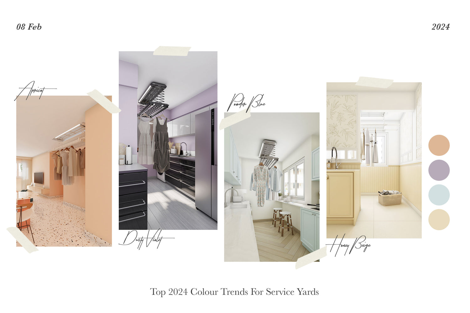 Top 2024 Colour Trends For Service Yards