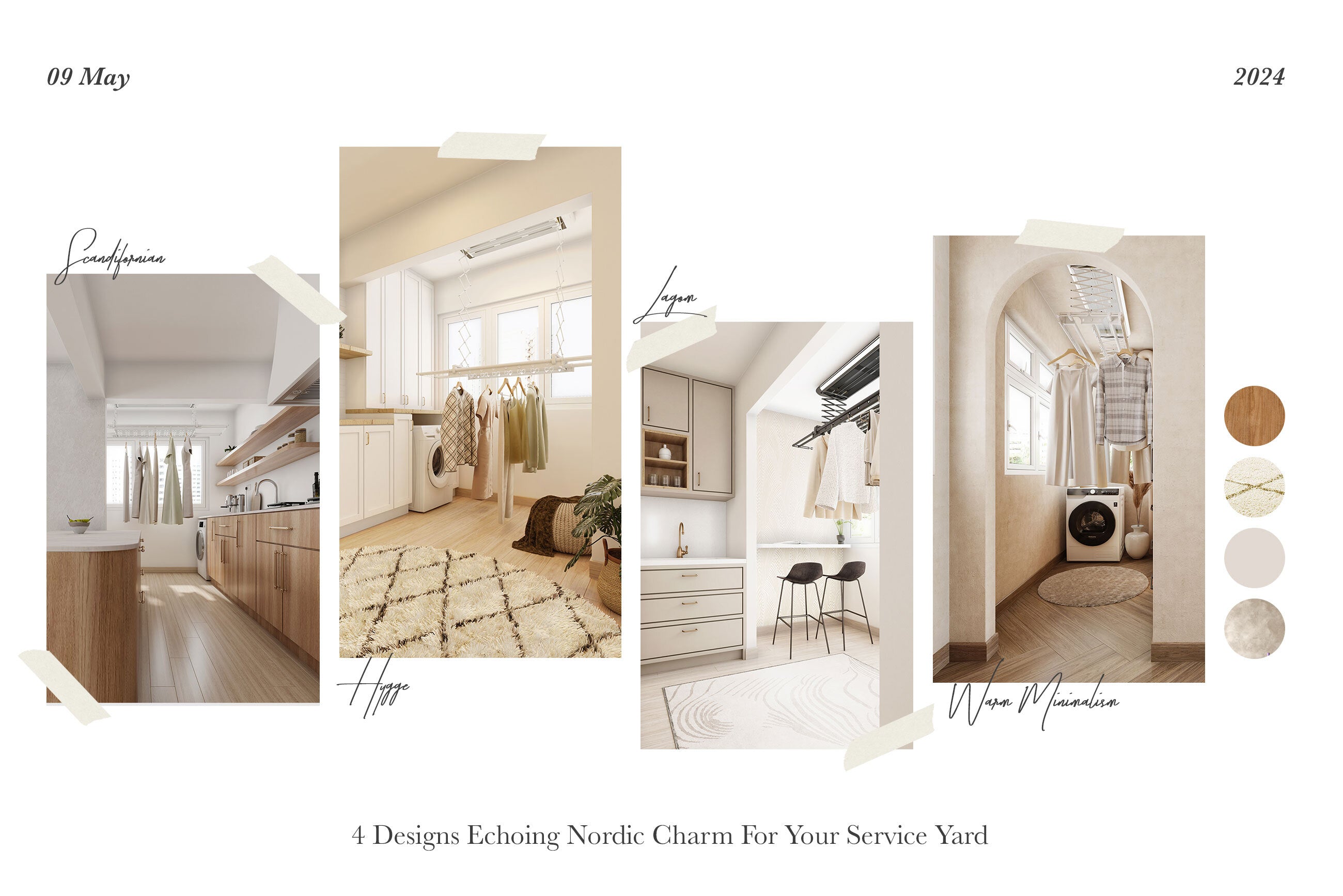 4 Designs Echoing Nordic Charm For Your Service Yard 