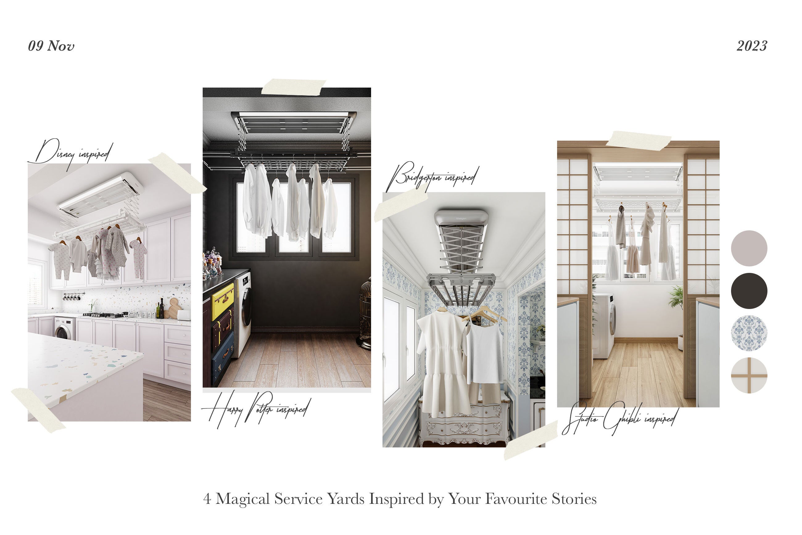4 Magical Service Yards Inspired by Your Favourite Stories