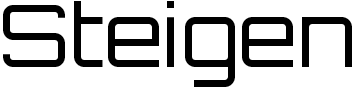 Steigen Black and White Logo